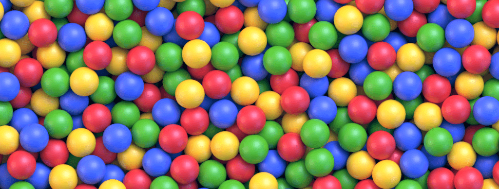 colourful ball pit